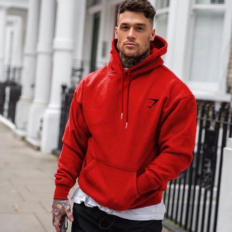 Gymshark Crest Hoodie Red