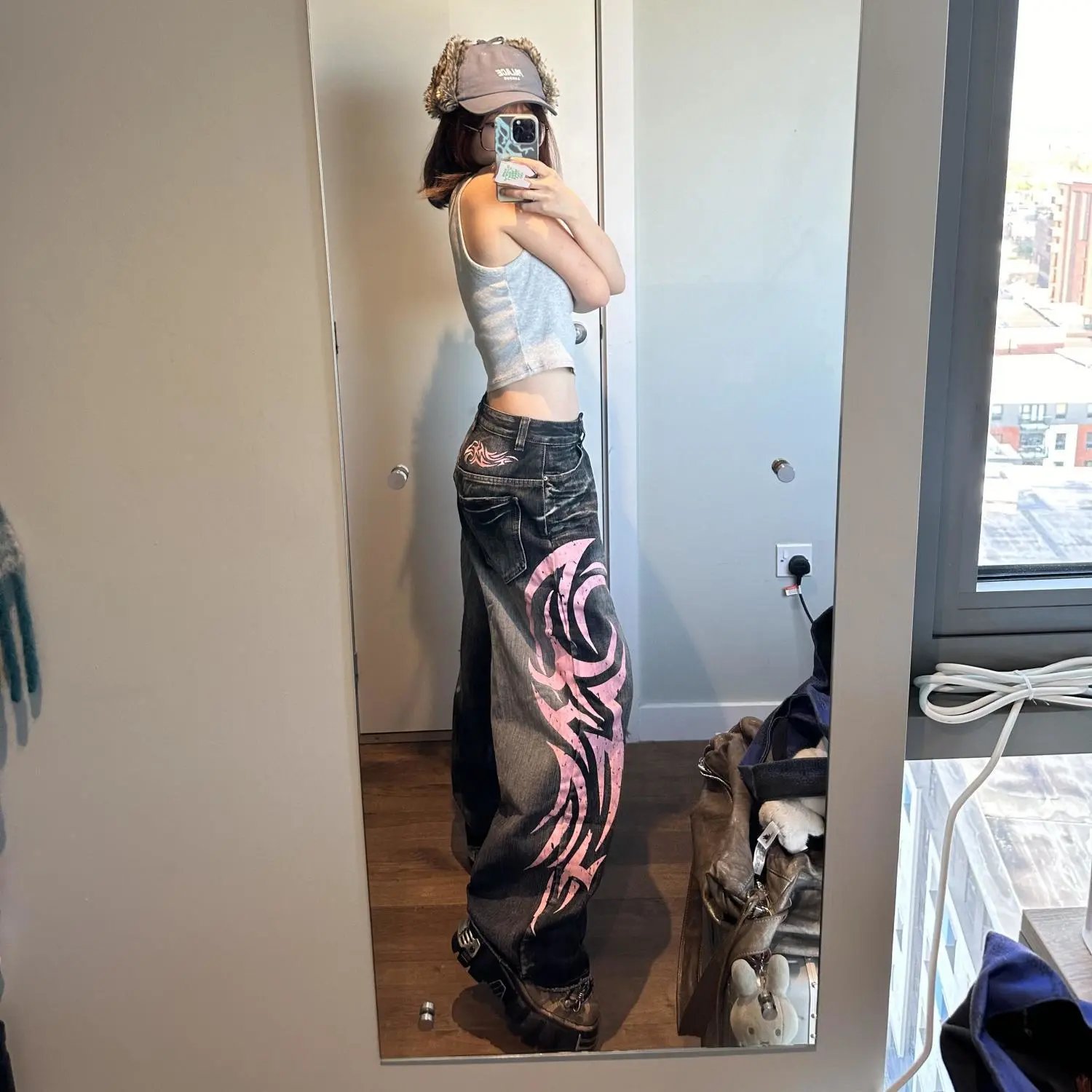 Jaded London Pink Blade XL Colossus Jeans