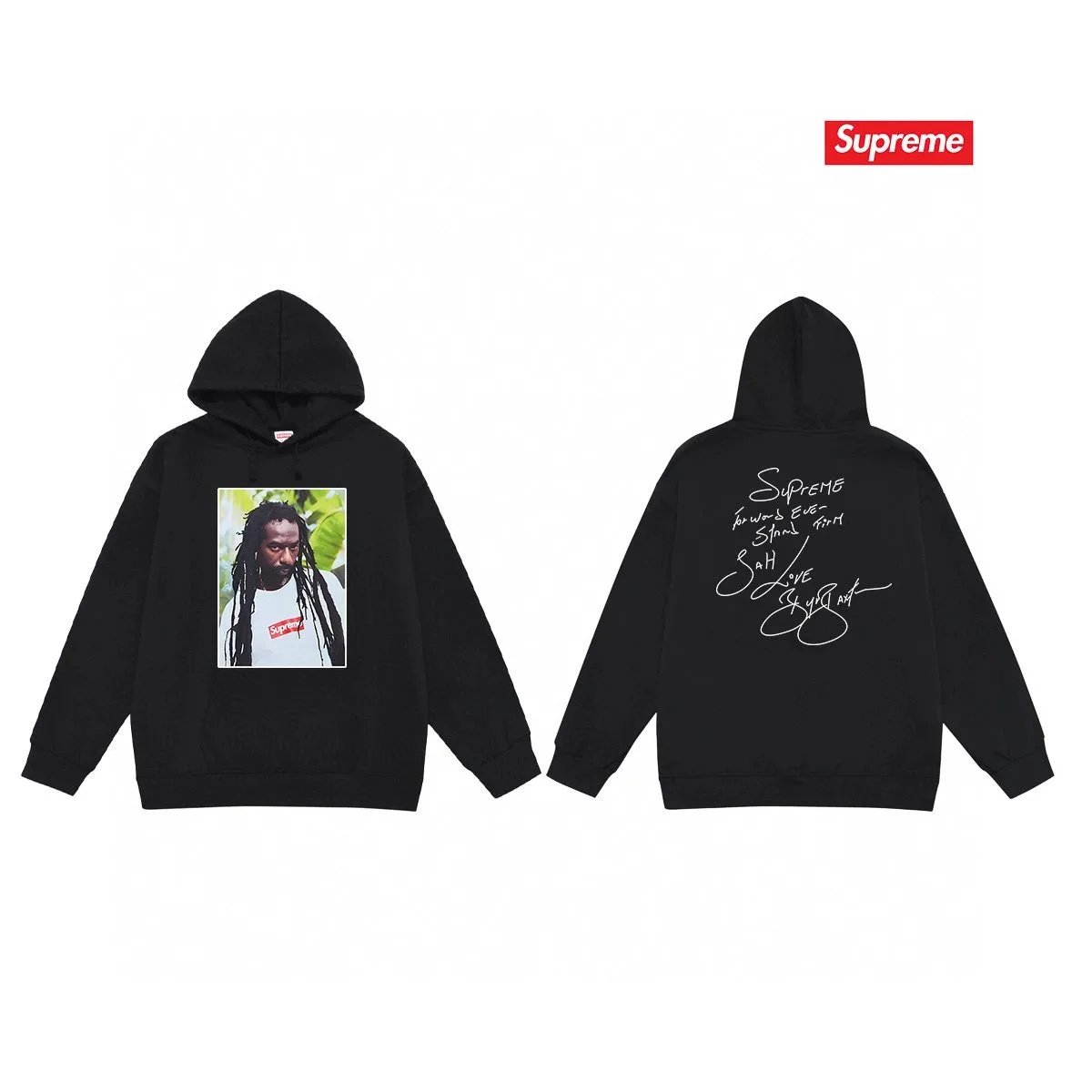 Supreme x Yohji Yamamoto Pumpkin Hooded Sweatshirt White