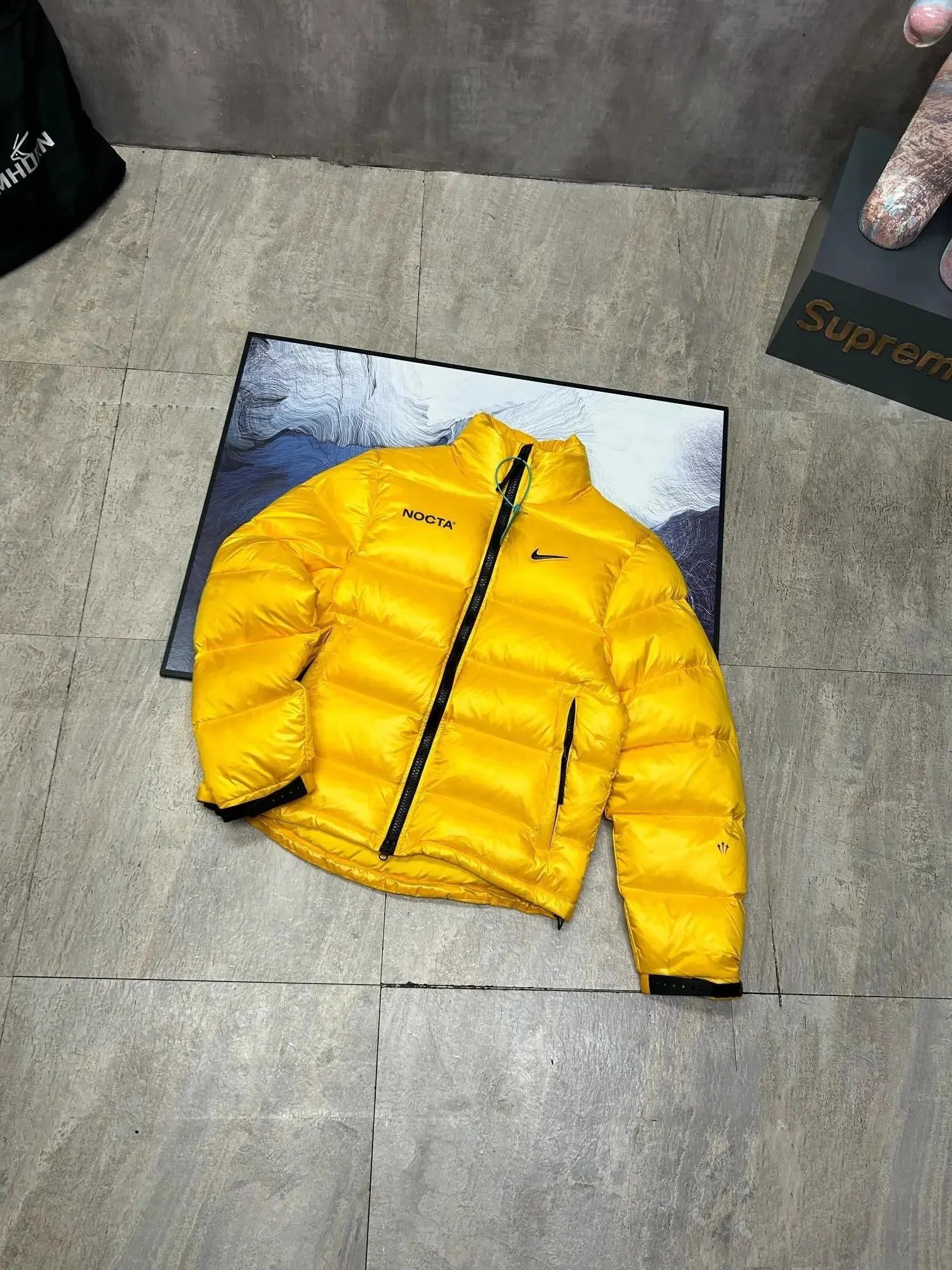 Nike x NOCTA NRG AU Sunset Puffer Jacket Yellow