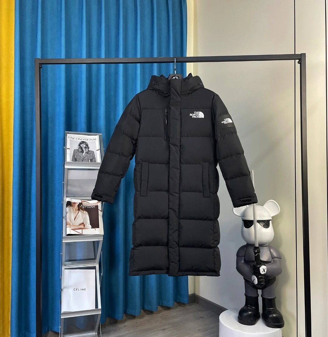 The North Face Nuptse Long Down Parka Black