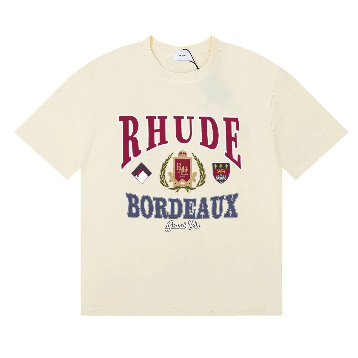 Rhude Beach Side Tee Vintage White