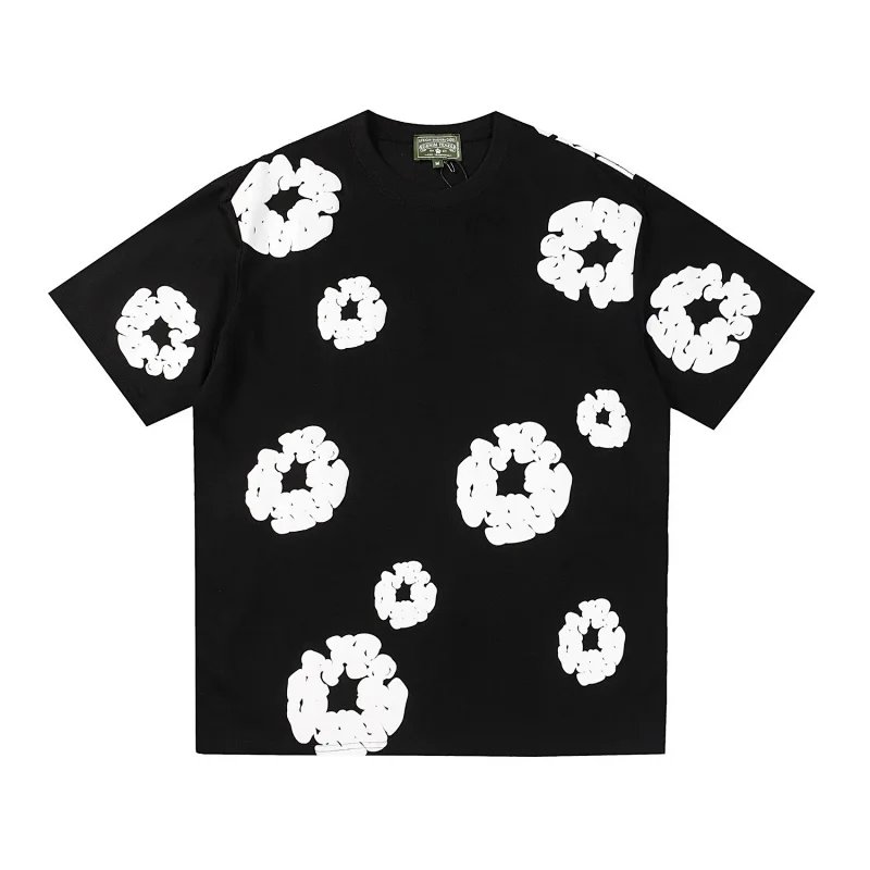 Denim Tears Cotton Wreath T-Shirt Black
