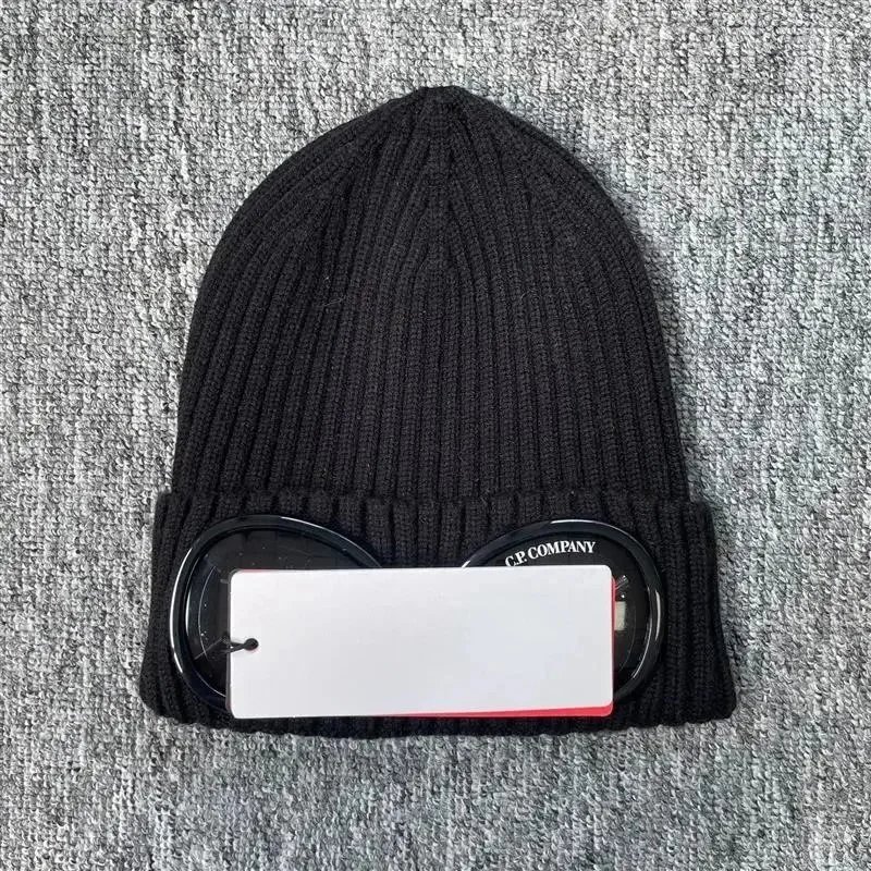 C.P. Company Goggle Beanie Black