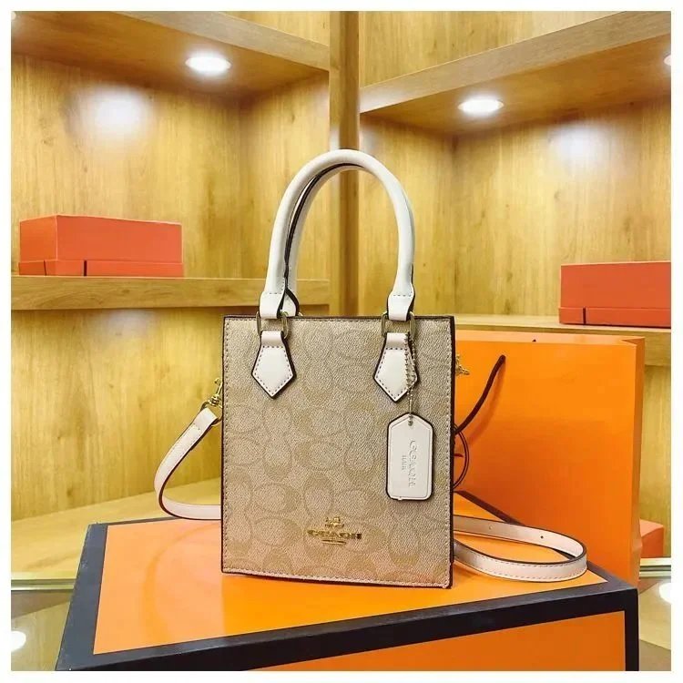 Coach Mara Hobo Bag In Signature Canvas Light Khaki Chalk