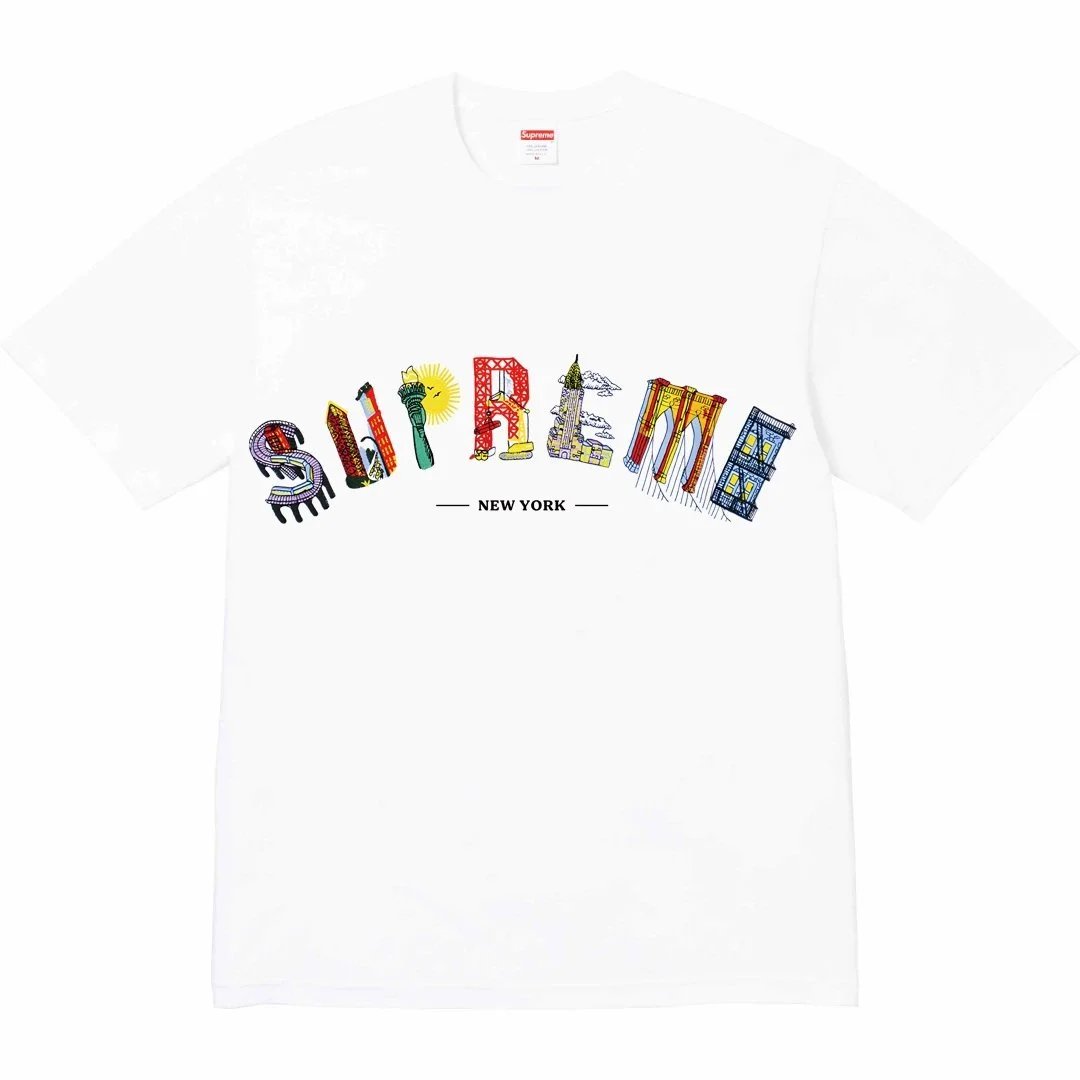 Supreme City Arc Tee White