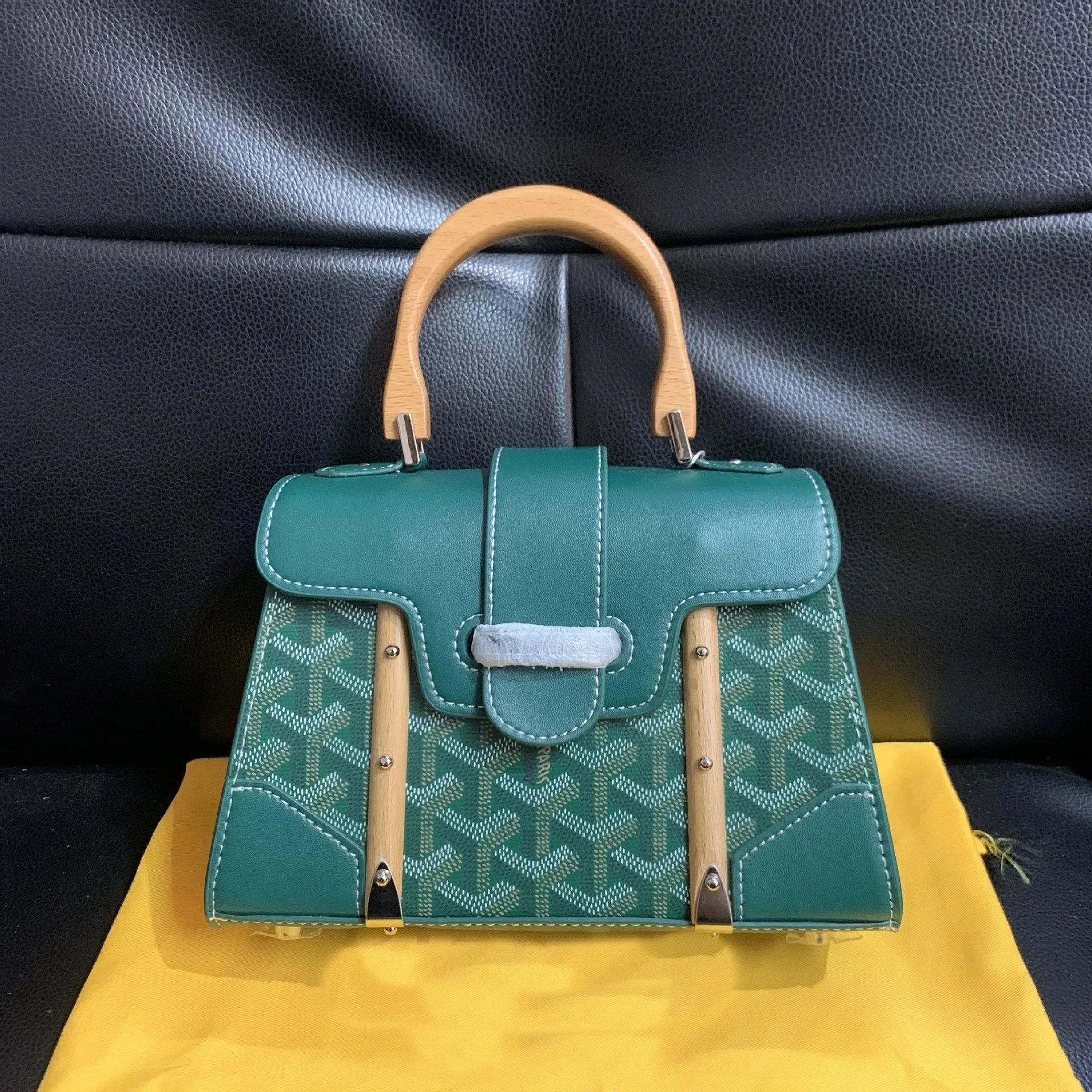 Goyard Goyardine Saïgon PM Bag Green