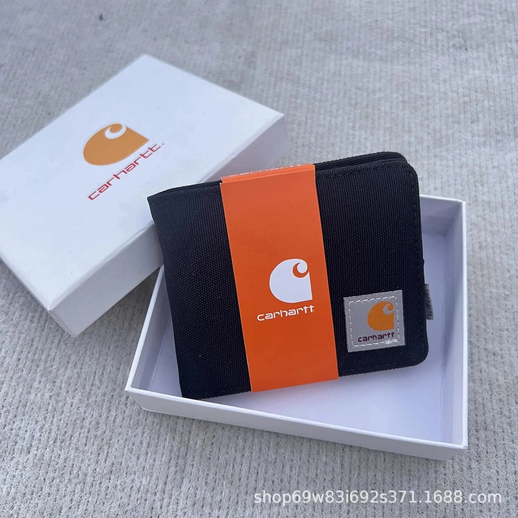 Carhartt Canvas Wallet Black