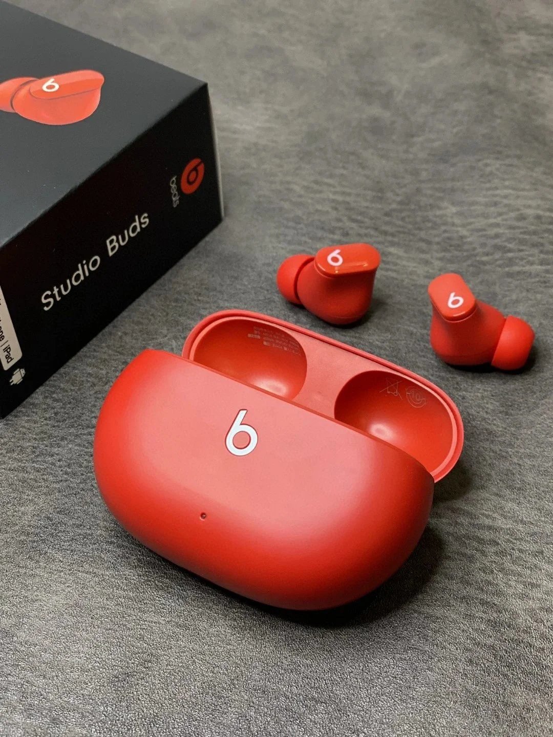 Beats Studio Buds True Wireless Noise Cancelling Earbuds 'Beats Red'