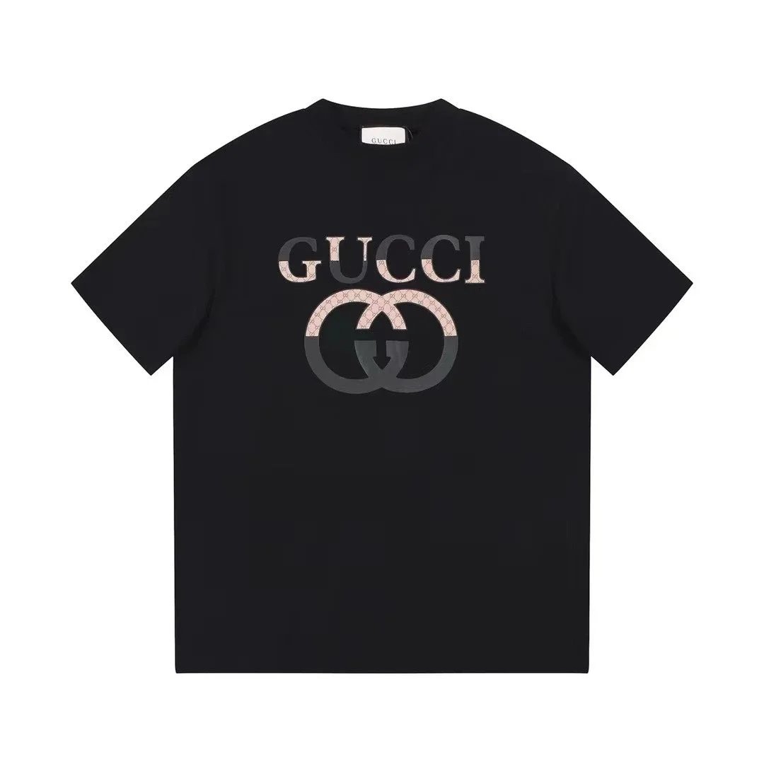 Gucci Graffiti Logo Print T-shirt White