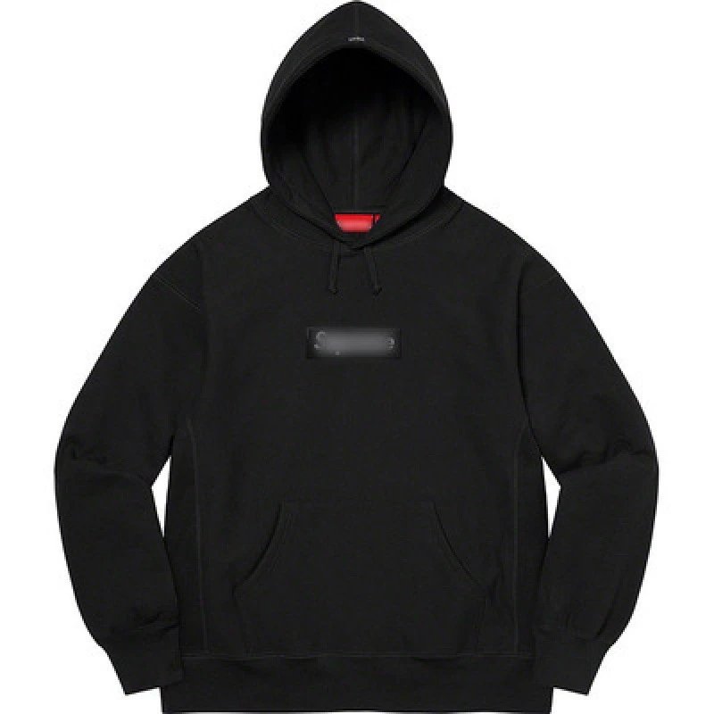 Supreme Cross Box Logo Hooded Sweatshirt Heather Grey