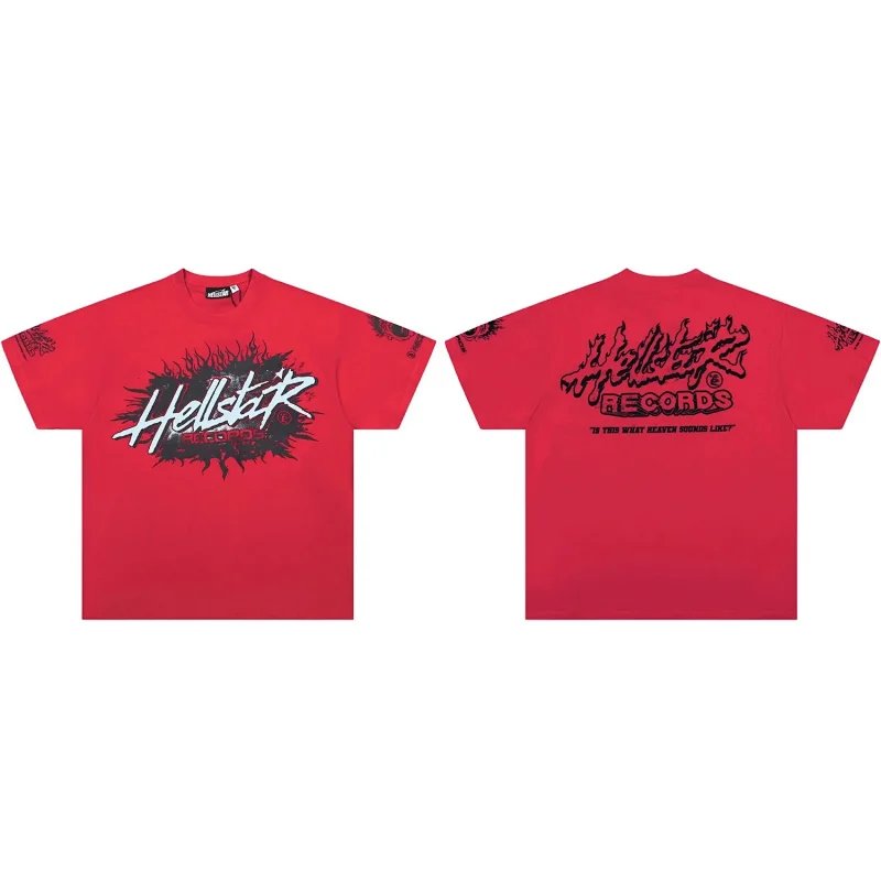 Hellstar Records T-Shirt Red