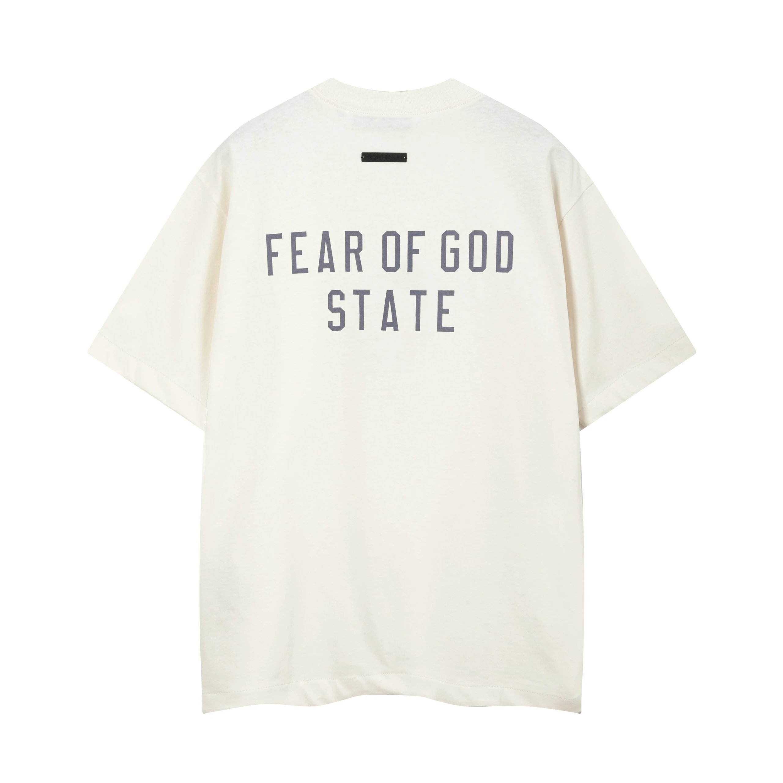 Fear of God Essentials State Heavy Crewneck T-Shirt Cream