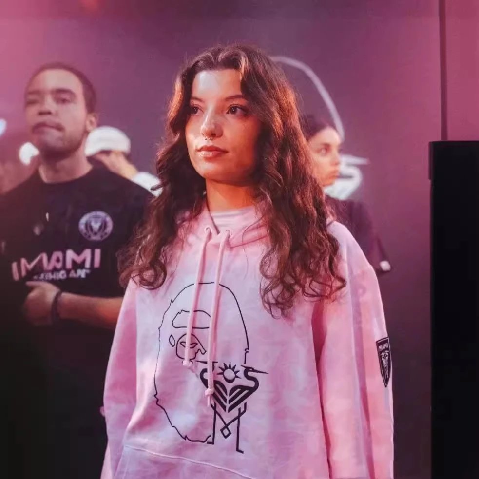 A Bathing Ape x Inter Miami CF Camo Tee Pink