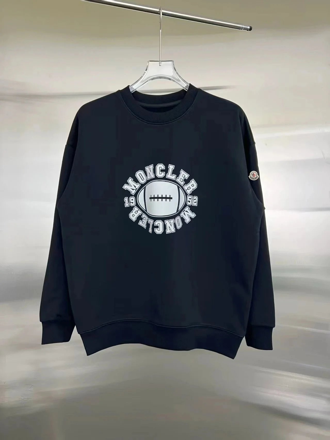 Moncler Kids Spray Logo Sweatshirt White