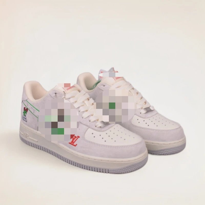 Louis Vuitton x Nike Air Force 1 Low Red Monogram