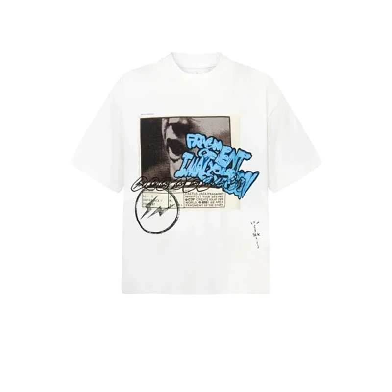 Travis Scott Cactus Jack for Fragment Manifest Tee White