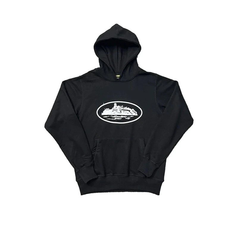 Corteiz Ferry Hoodie Black