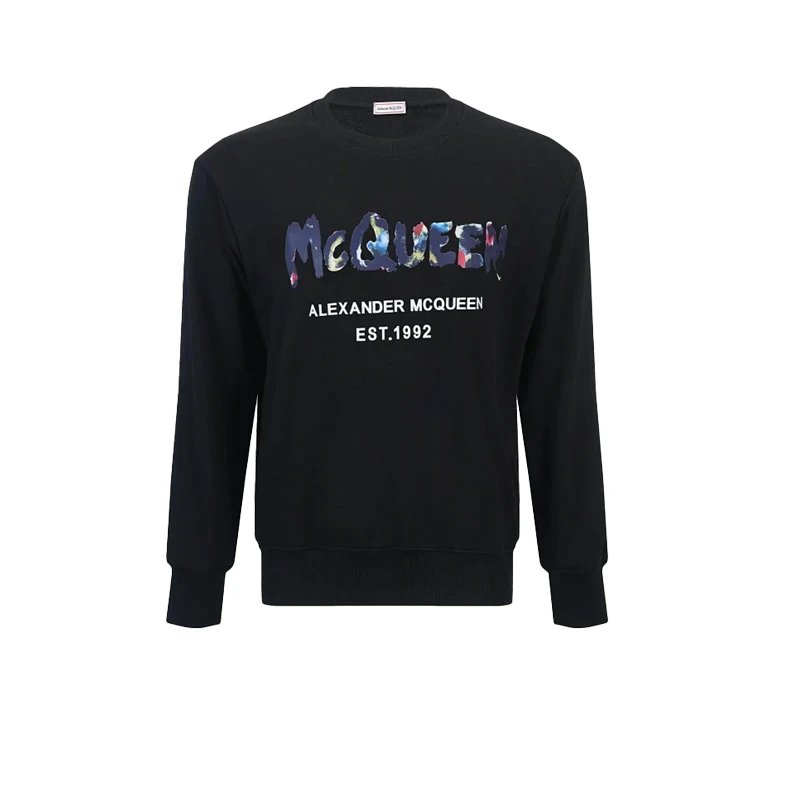 Alexander McQueen Graffiti Logo Sweatshirt