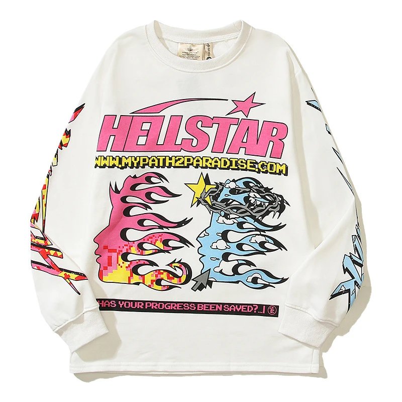 Hellstar Yoga Hoodie Blue