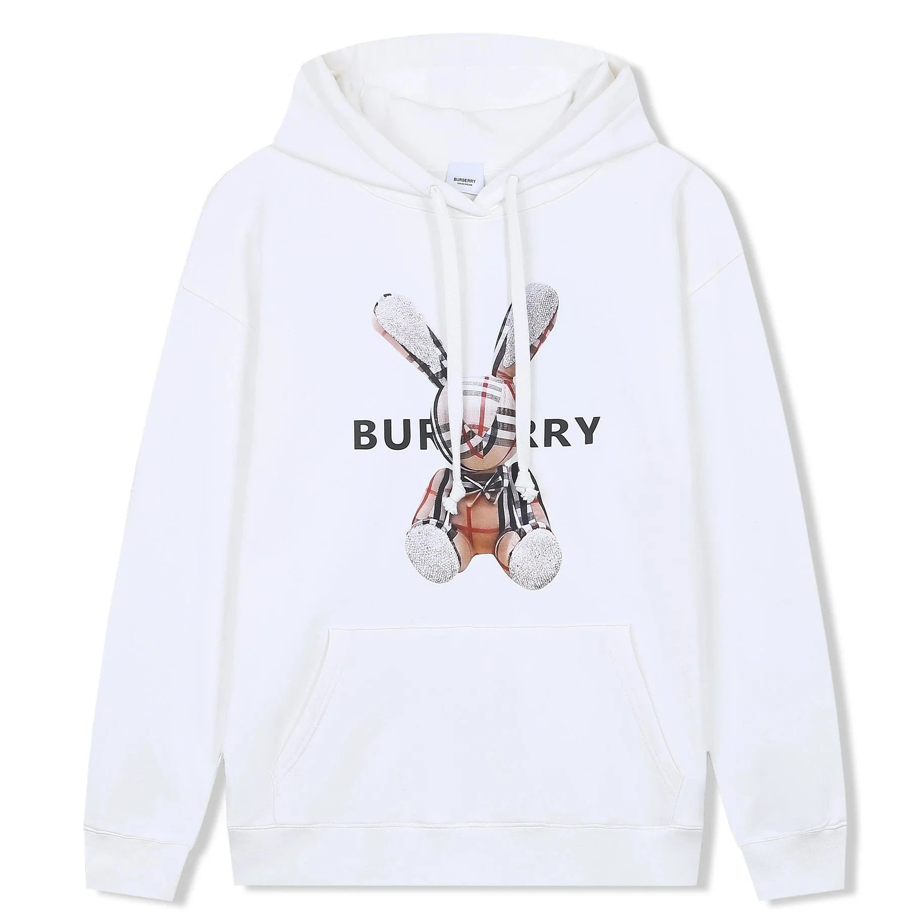 Burberry Angel Thomas Bear Hoodie White