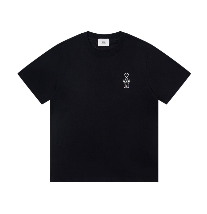 AMI Paris Ami de Coeur Tennis Ball T-Shirt White
