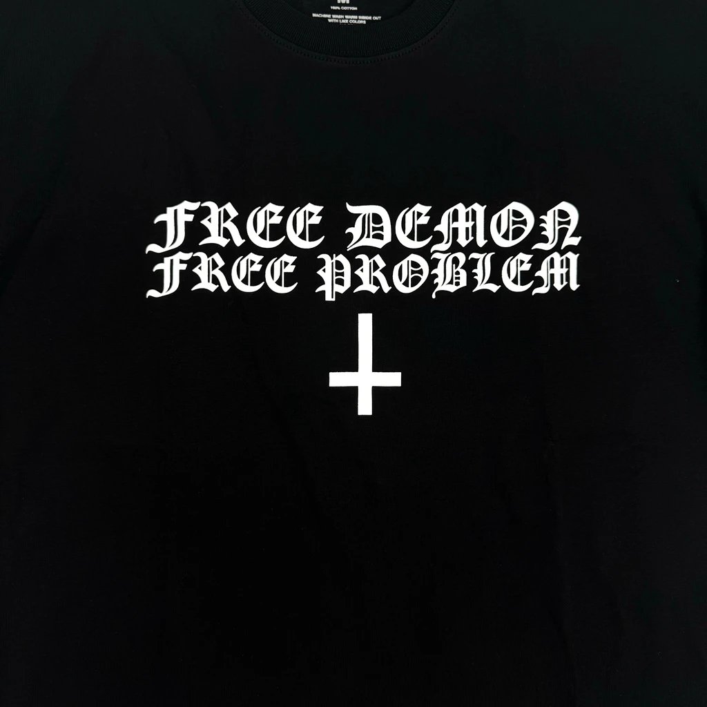 Homixide Gang Free Demon Free Problem Tour T-Shirt Black