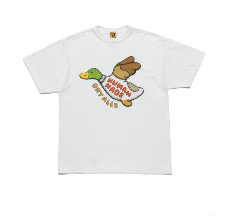 Human Made Duck Overalls Graphic T-Shirt Black