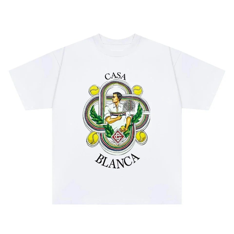 Casablanca Championship Diamond T-Shirt Black