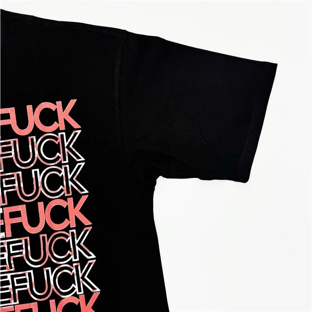 Ken Carson A Great Chaos Tour 'What The Fuck' T-Shirt Black
