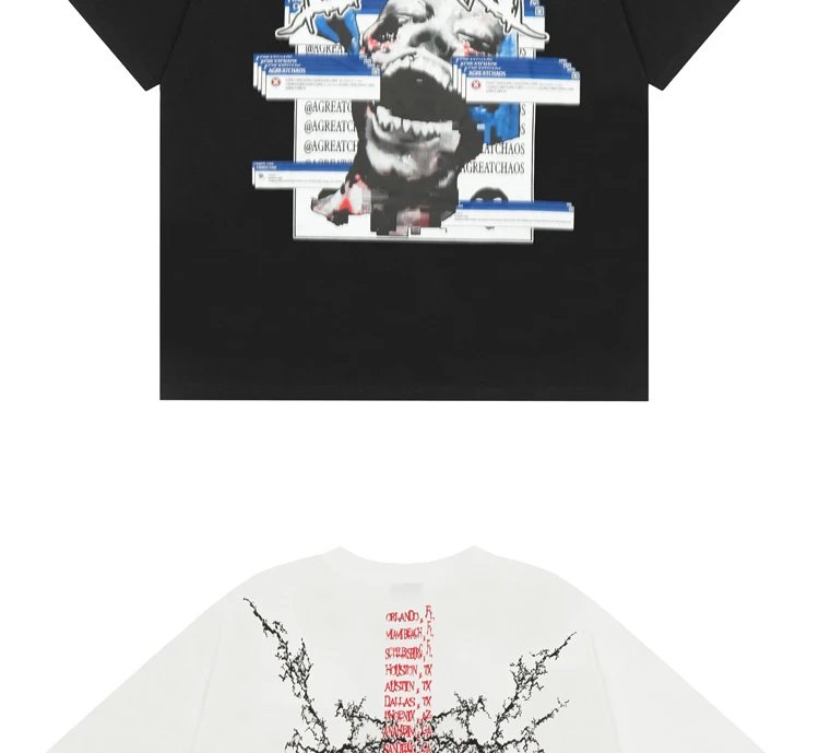 Ken Carson A Great Chaos Tour T-Shirt White