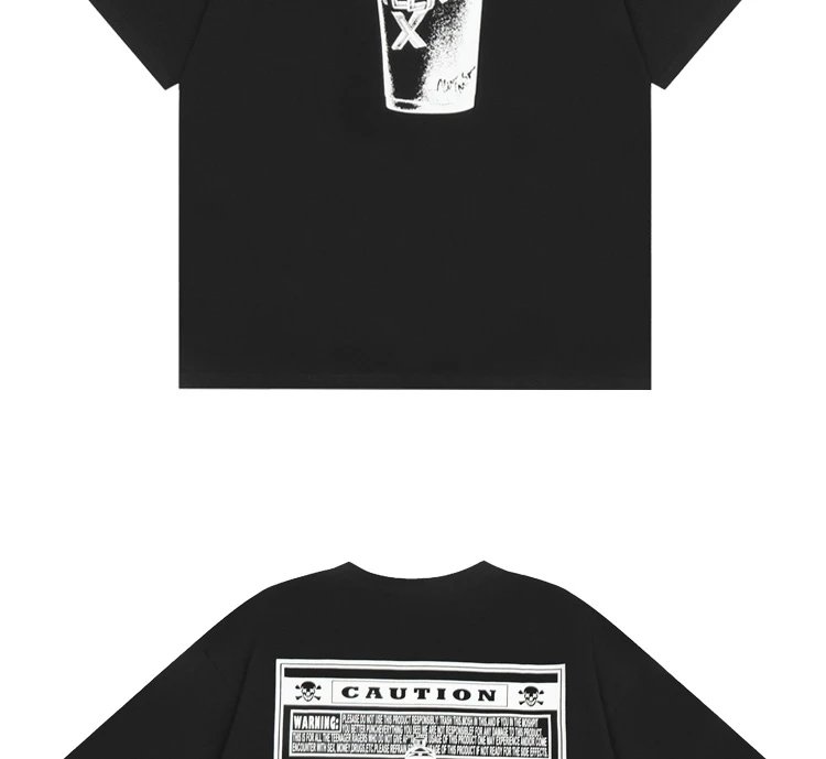 Ken Carson Actual Hate Teen X Double Cup T-Shirt Black
