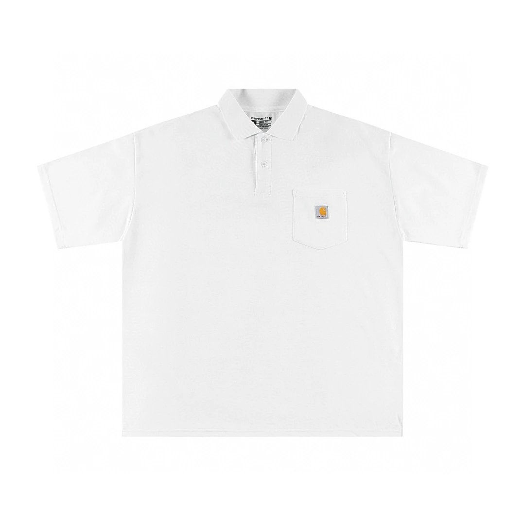 Carhartt Loose Fit Short-Sleeve Pocket Polo Black