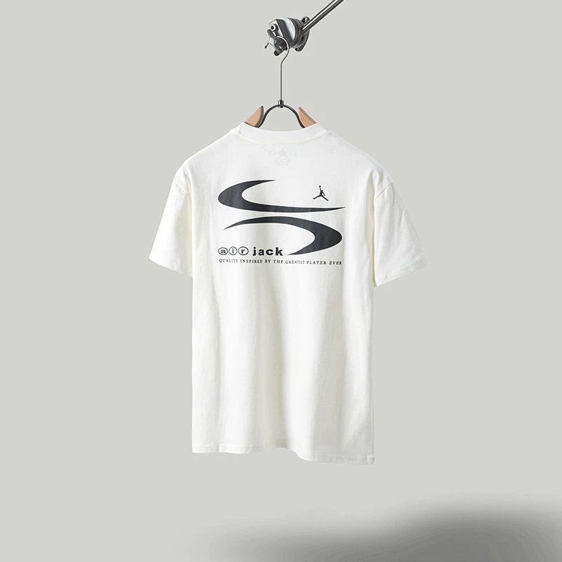 Jordan x Travis Scott MJ TS Logo T-Shirt Sail