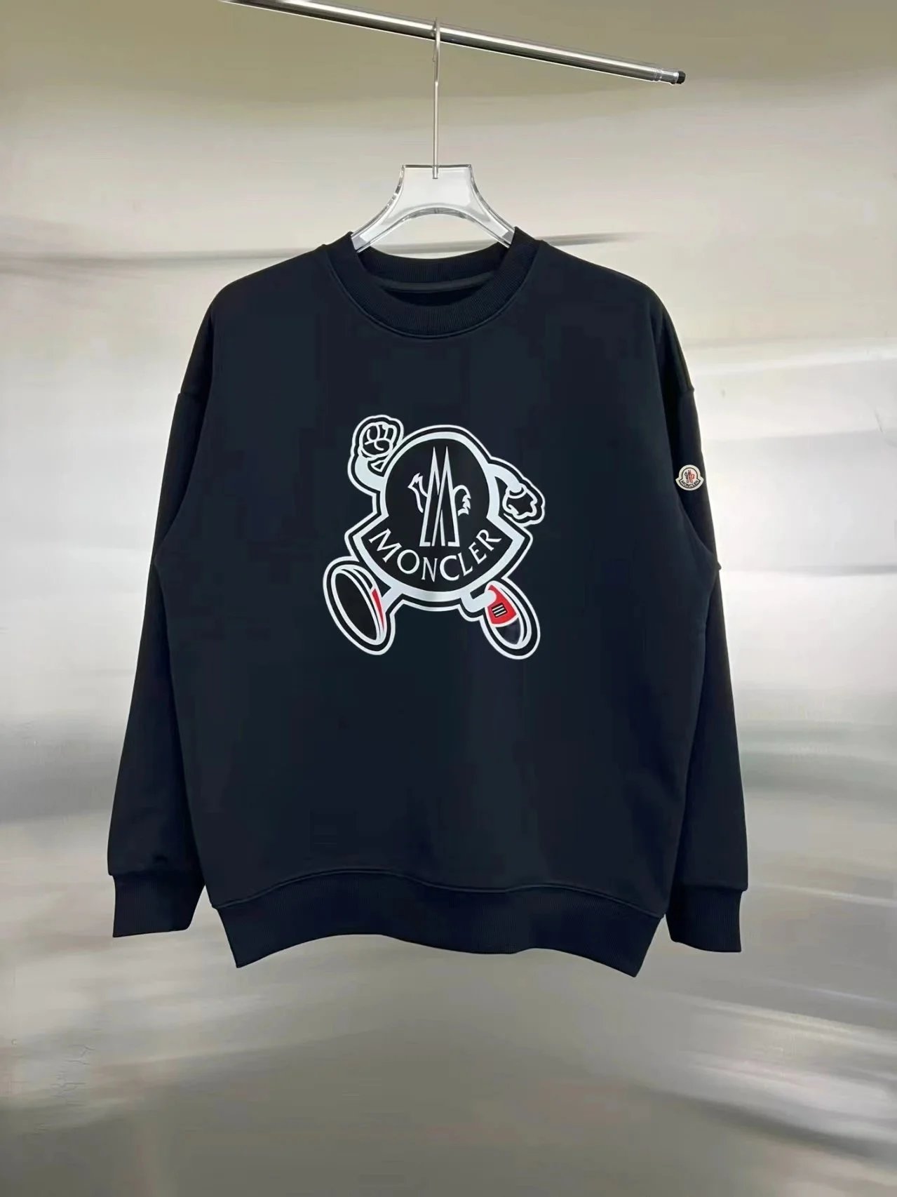 Moncler Archivio Creativo Tricolor Stripe Sweatshirt