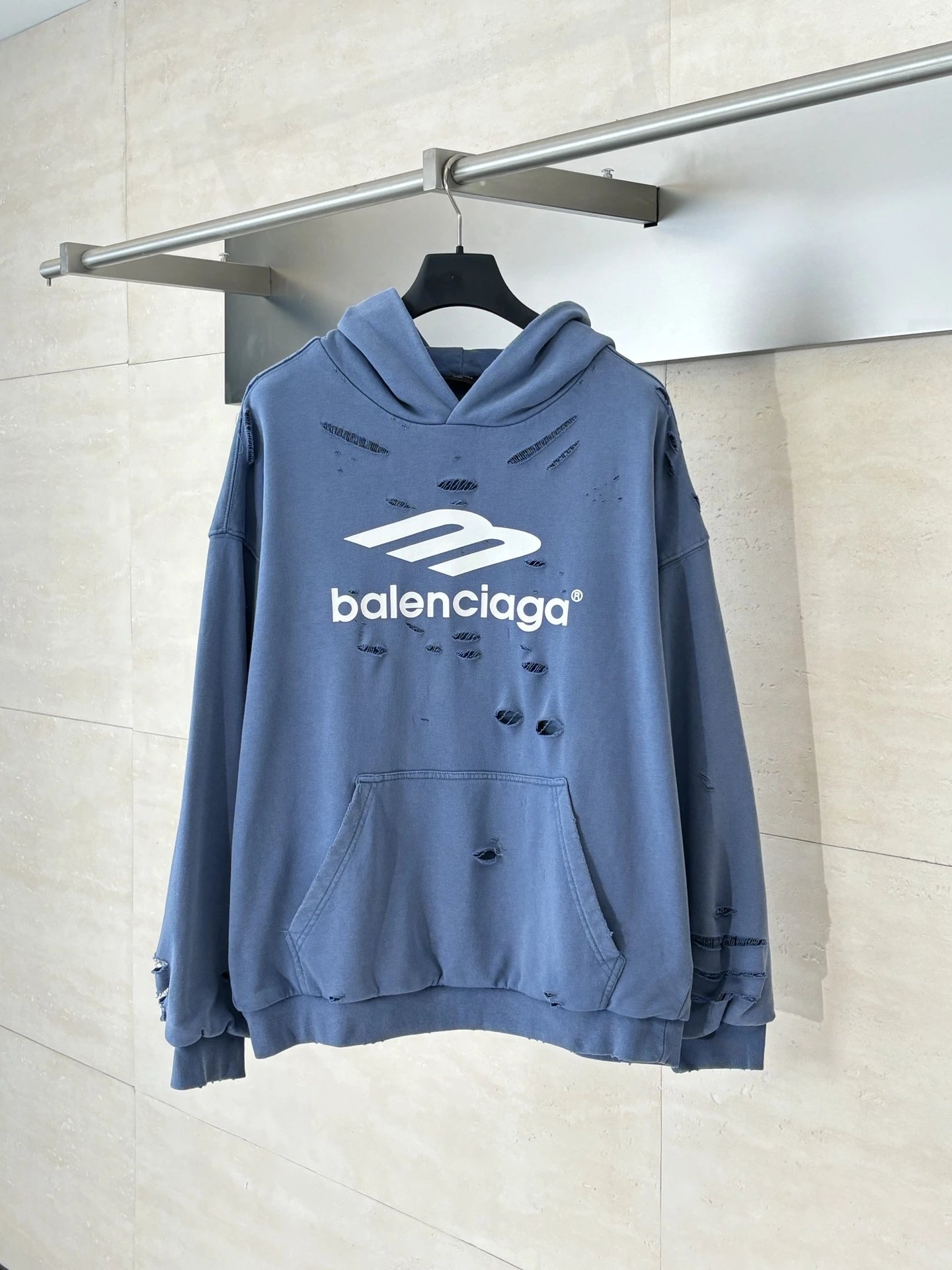Balenciaga x adidas Zip-Up Hoodie 'Black'