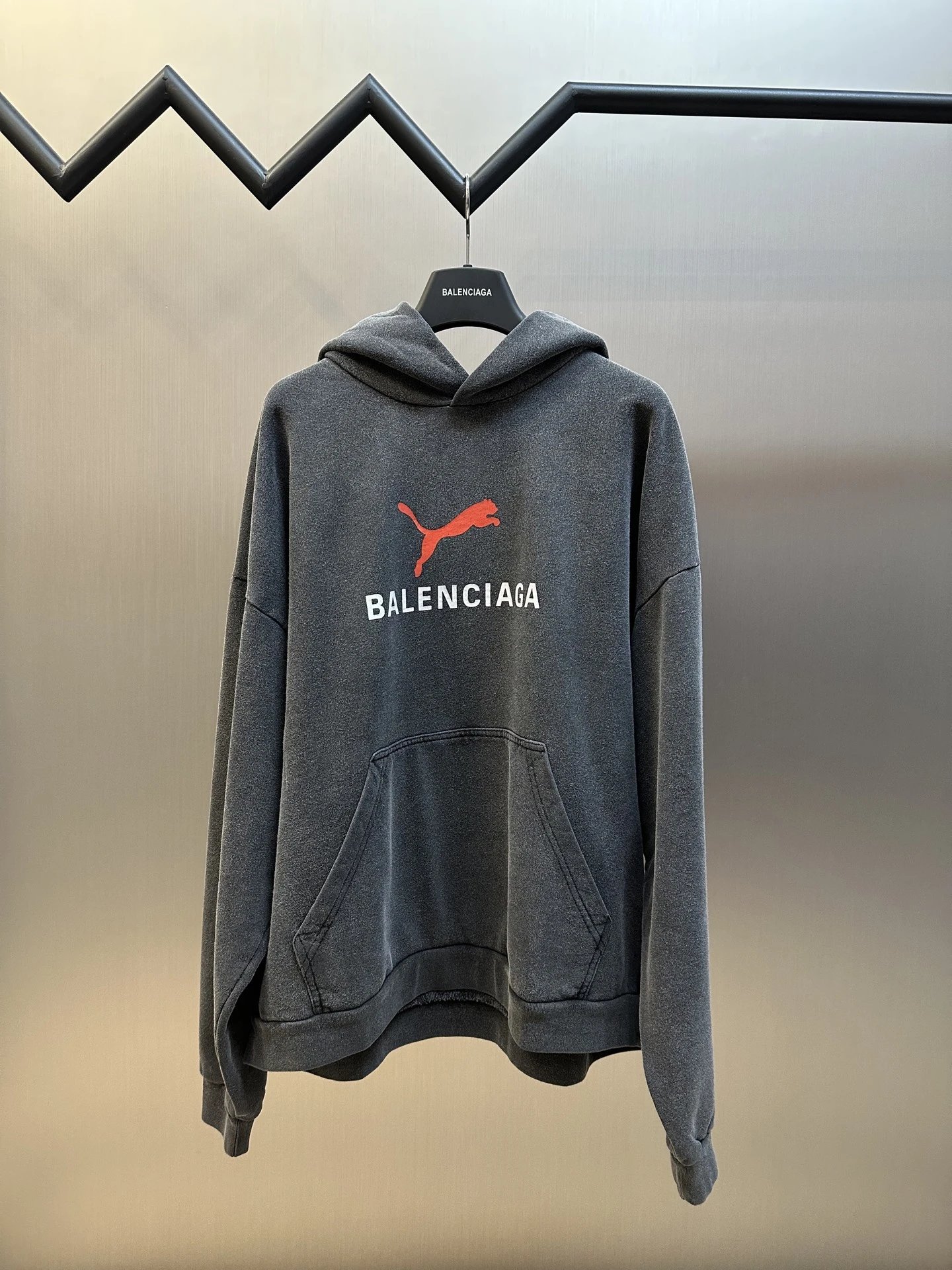 Balenciaga x adidas Zip-Up Hoodie 'Black'