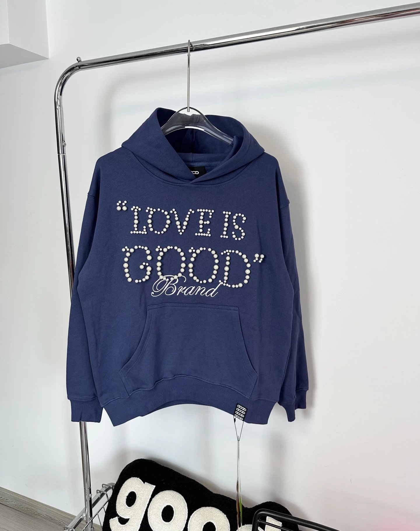 Goodbrand Love Is Good Pearl Hoodie Navy