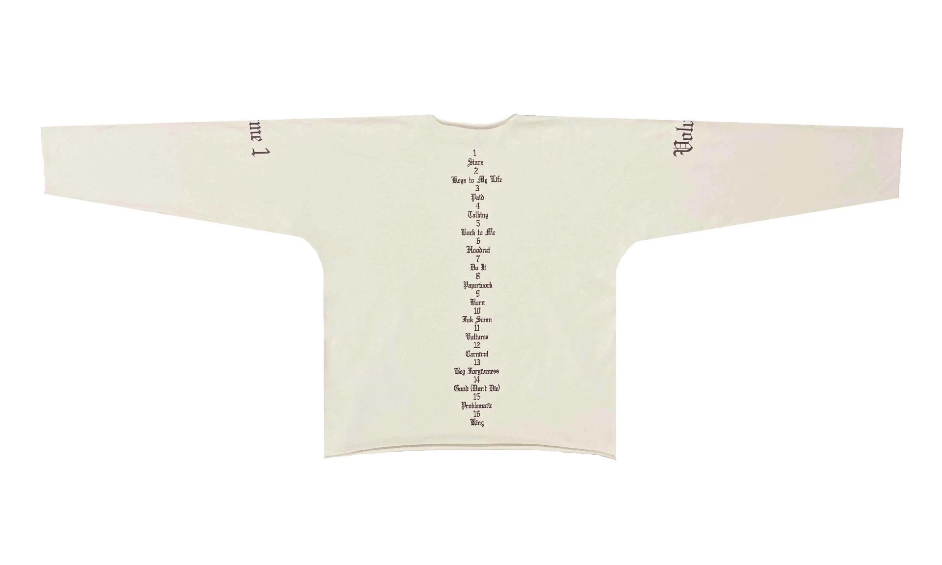 YZY Vultures Long T Black