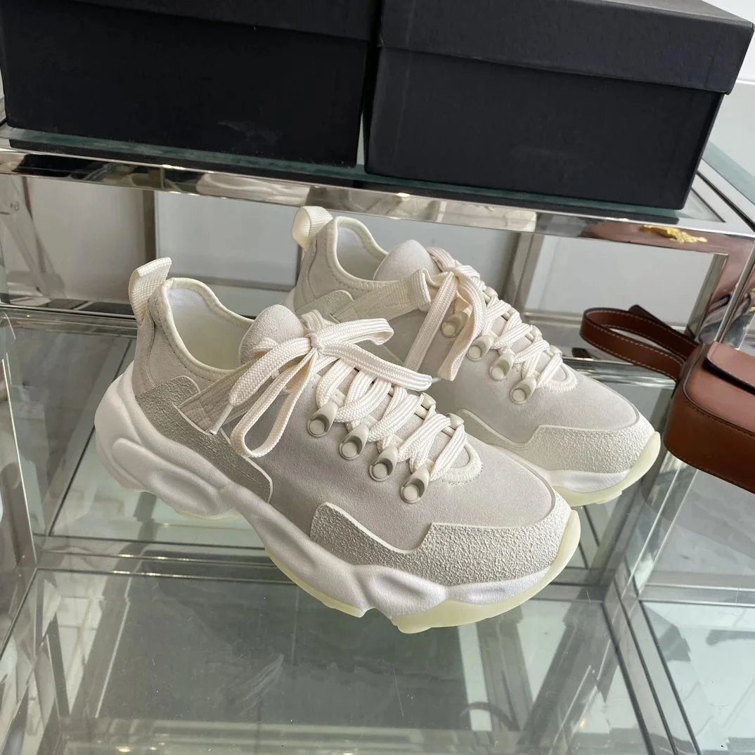 Jil Sander Vulcanized Platform Low-Top Leather Sneakers
