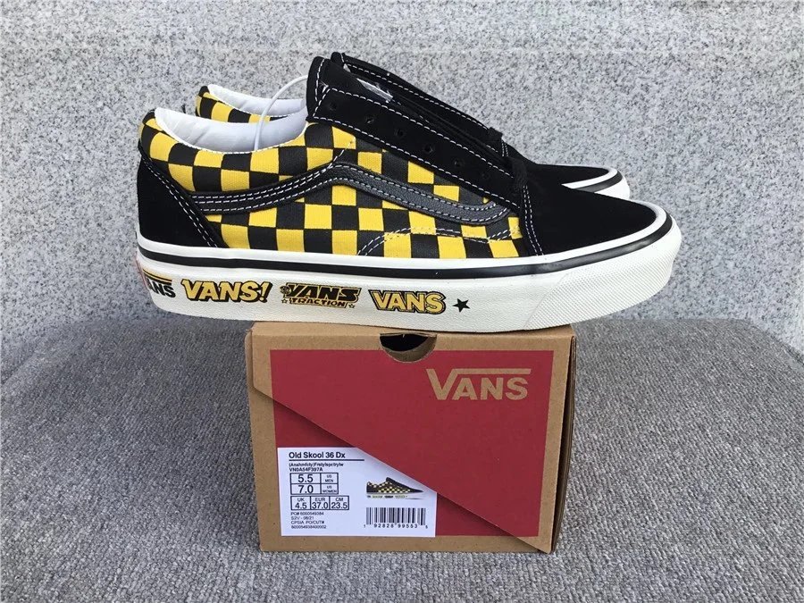Vans Sk8-Low 'Checkerboard Black'