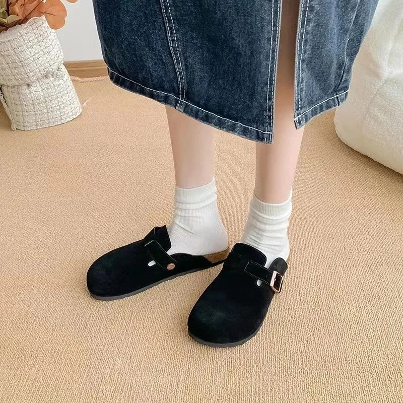 Birkenstock Boston Soft Footbed Suede Leather Clogs