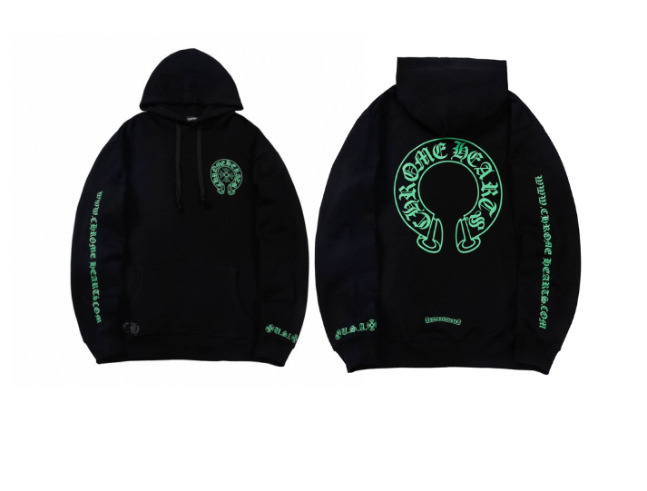 Chrome Hearts Multi Color Cross Cemetery Hoodie Black