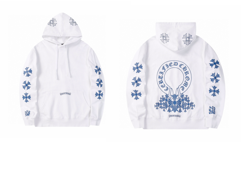 Chrome Hearts Multi Color Cross Cemetery Hoodie Black