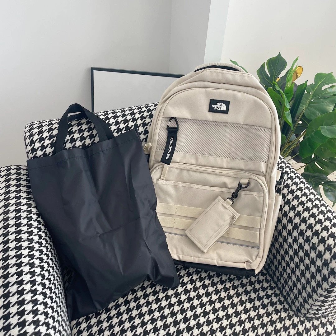 The North Face White Label Dual Pocket Backpack Black