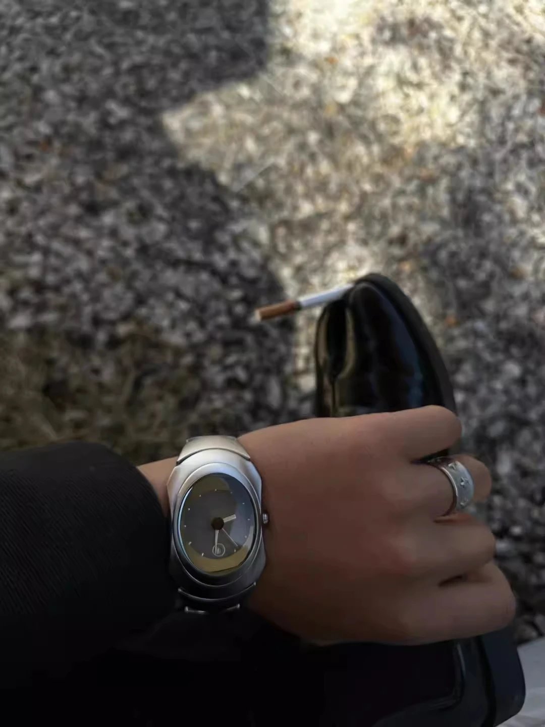 Oakley Time Bomb Watch Silver
