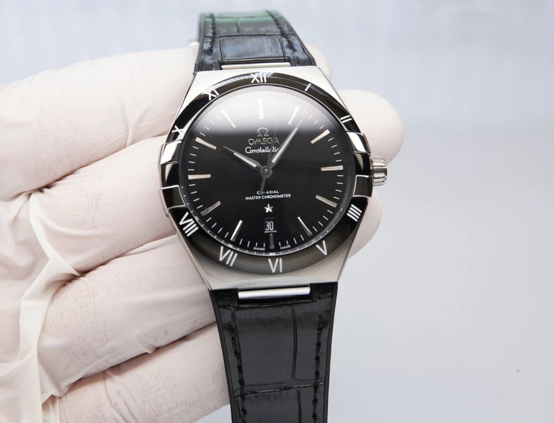 Omega Constellation Co-Axial 38 mm Steel - Red Gold 123.20.38.21.02.008