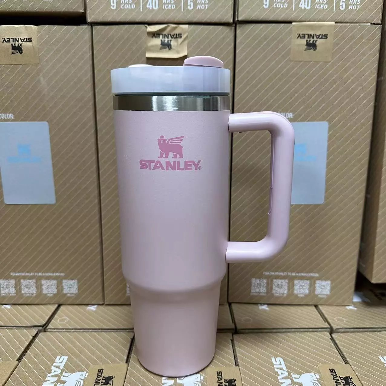Stanley The Quencher H2.0 FlowState Tumbler 30oz / 0.89L Rose Quartz