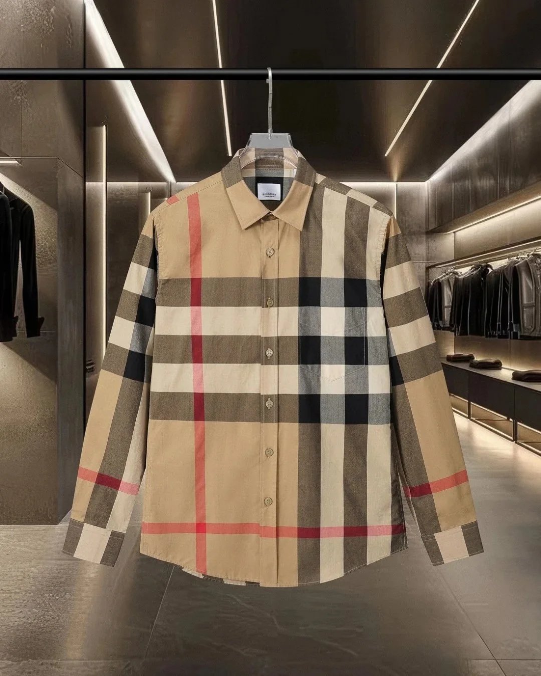 Burberry EKD Stretch Cotton Shirt