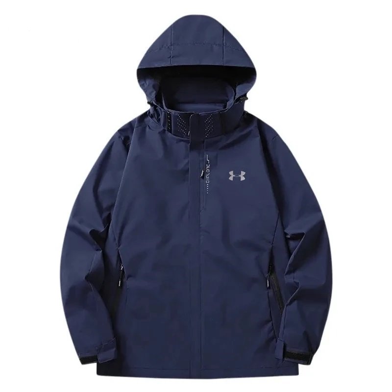 Under Armour Outdoor Hooded Windbreaker Jacket Black